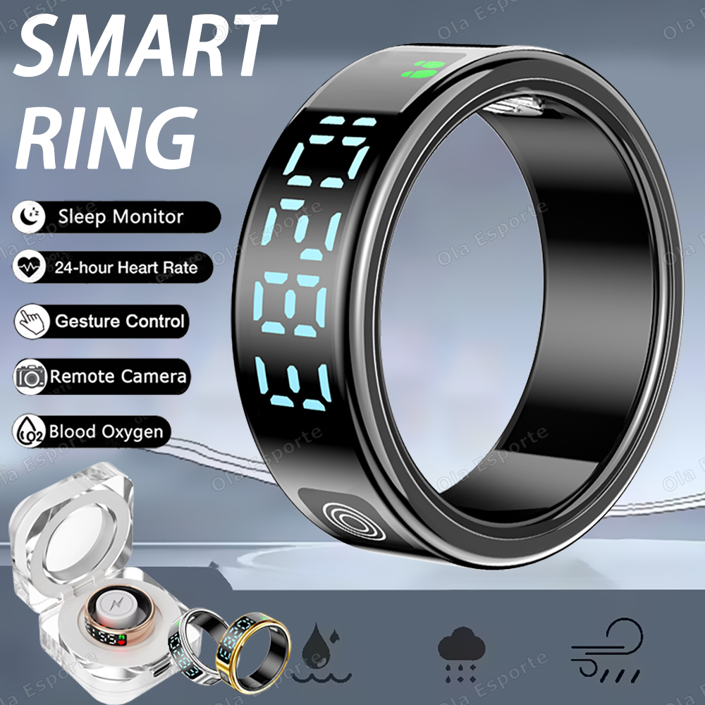 Health Monitors - SR08 Смарт-кольцо с зарядным устройством для