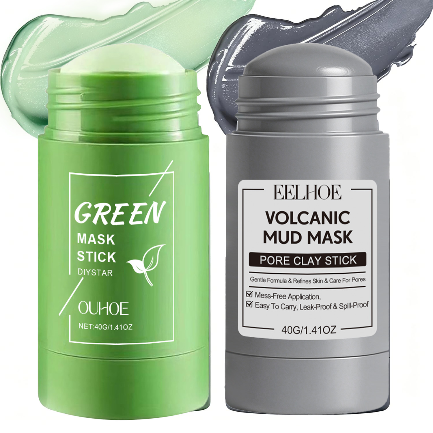 Green Tea Cleansing Clay Mask - Маска-стик для глубокого очищения пор с