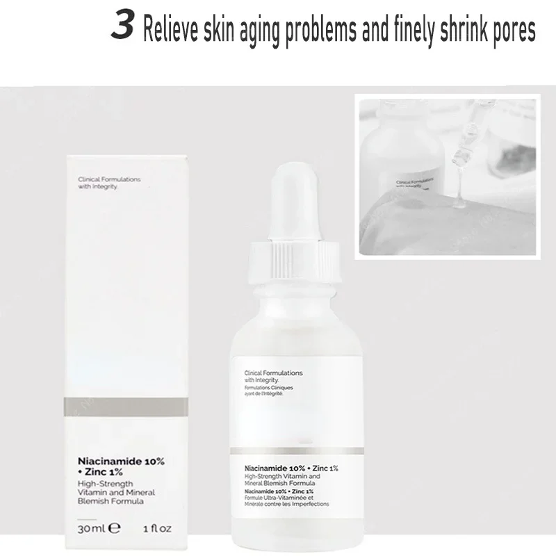 Niacinamide Pore Shrinking Essence - Ниацинамидная магниевая отбеливающая эссенция, осветляющая и
