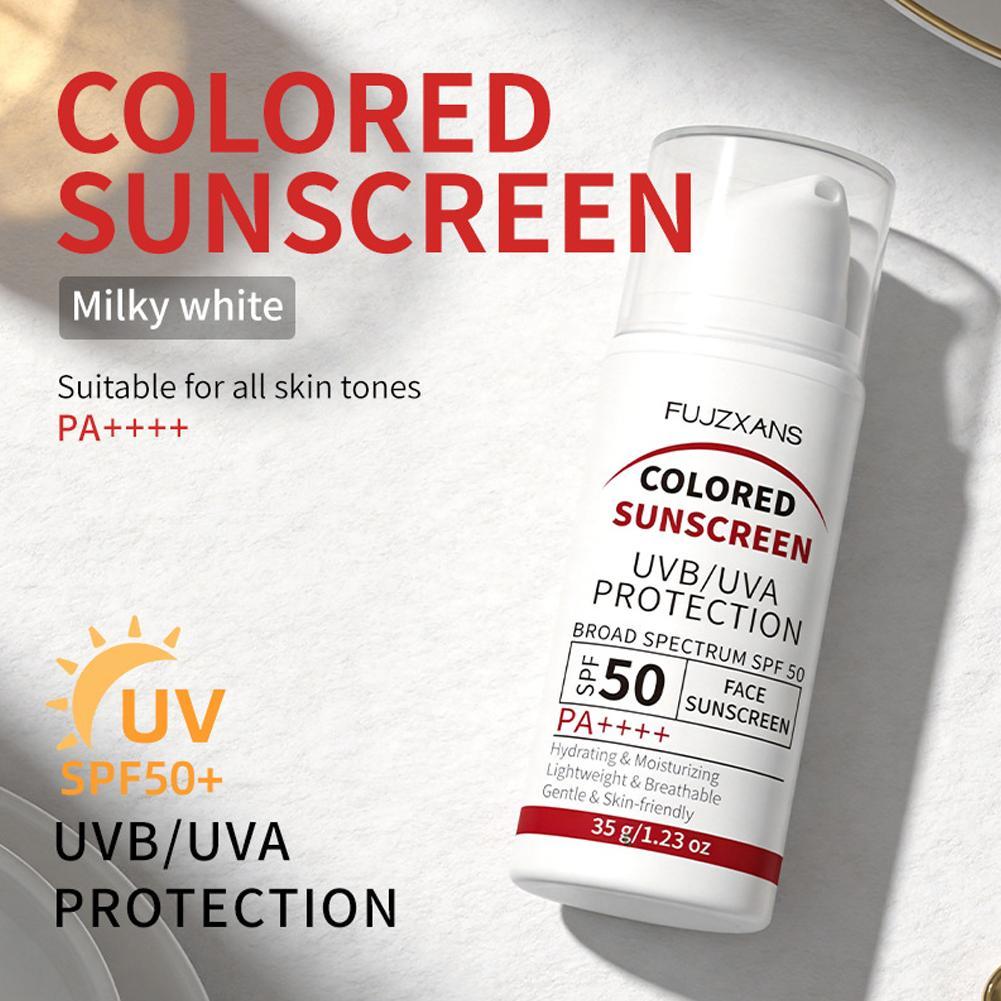 Spf 50 Waterproof Sunscreen - Многоцветный тонирующий солнцезащитный крем SPF50 PA++++,