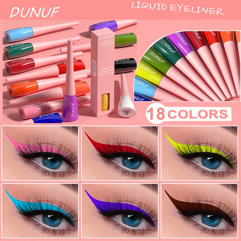Waterproof Liquid Eyeliner Pen - Матовая темно-зеленая жидкая подводка для глаз