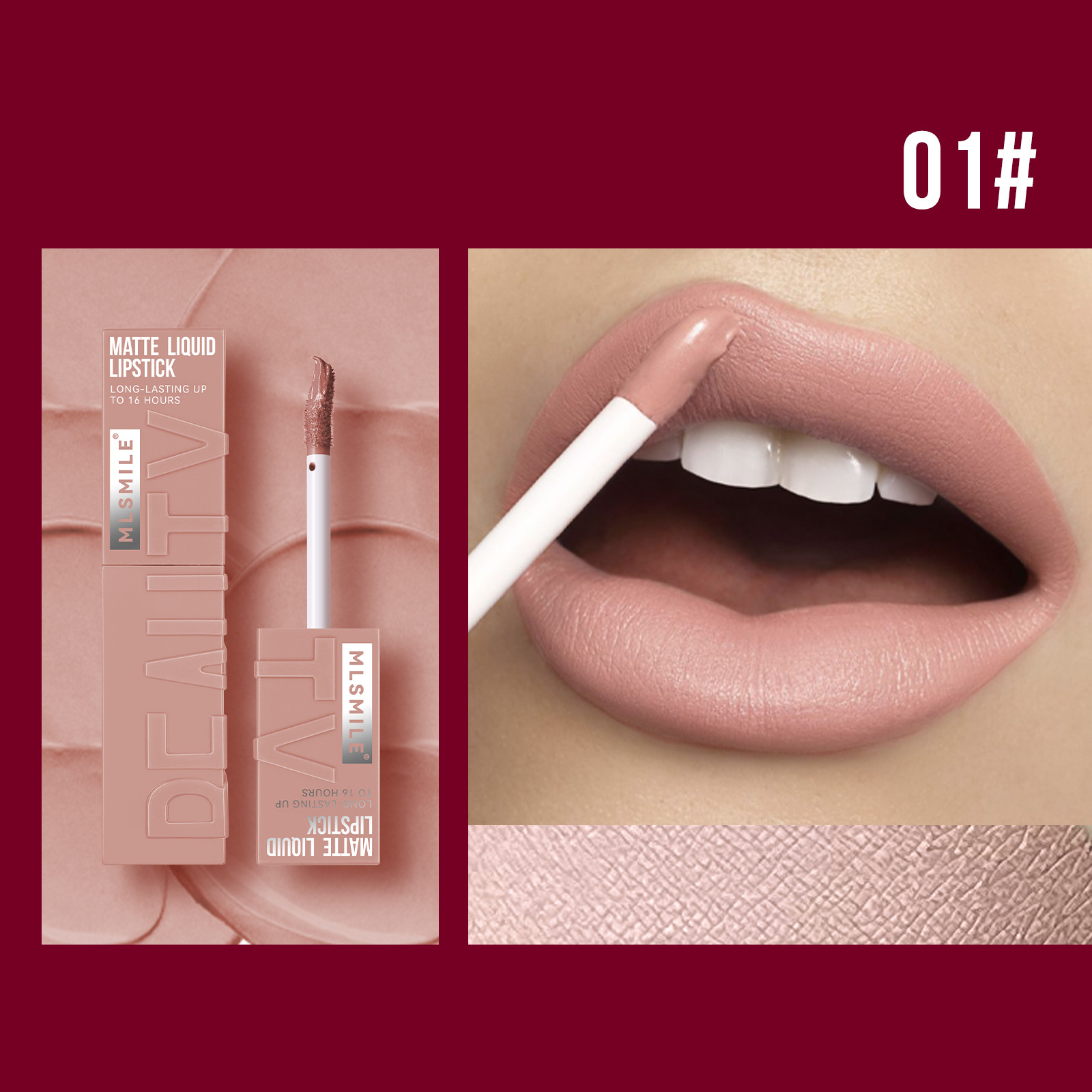 Matte Velvet Lip Tint Long Lasting - 6 цветов матовой жидкой помады, не