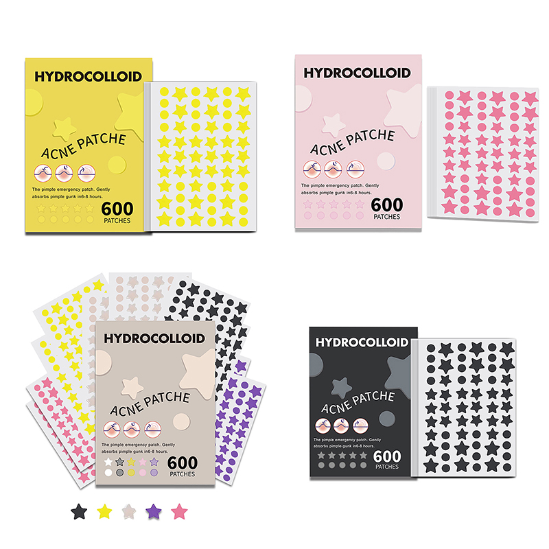 Skincare - Набор из 600 шт. цветных невидимых