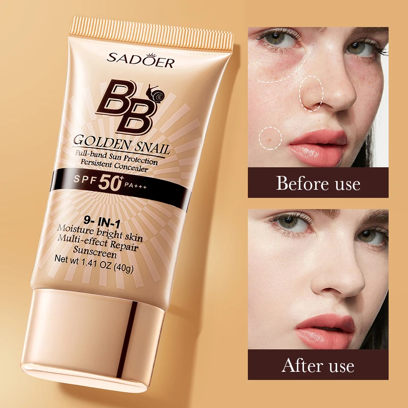 Spf 50 Waterproof Sunscreen - SPF50 Солнцезащитный крем BB-крем для лица