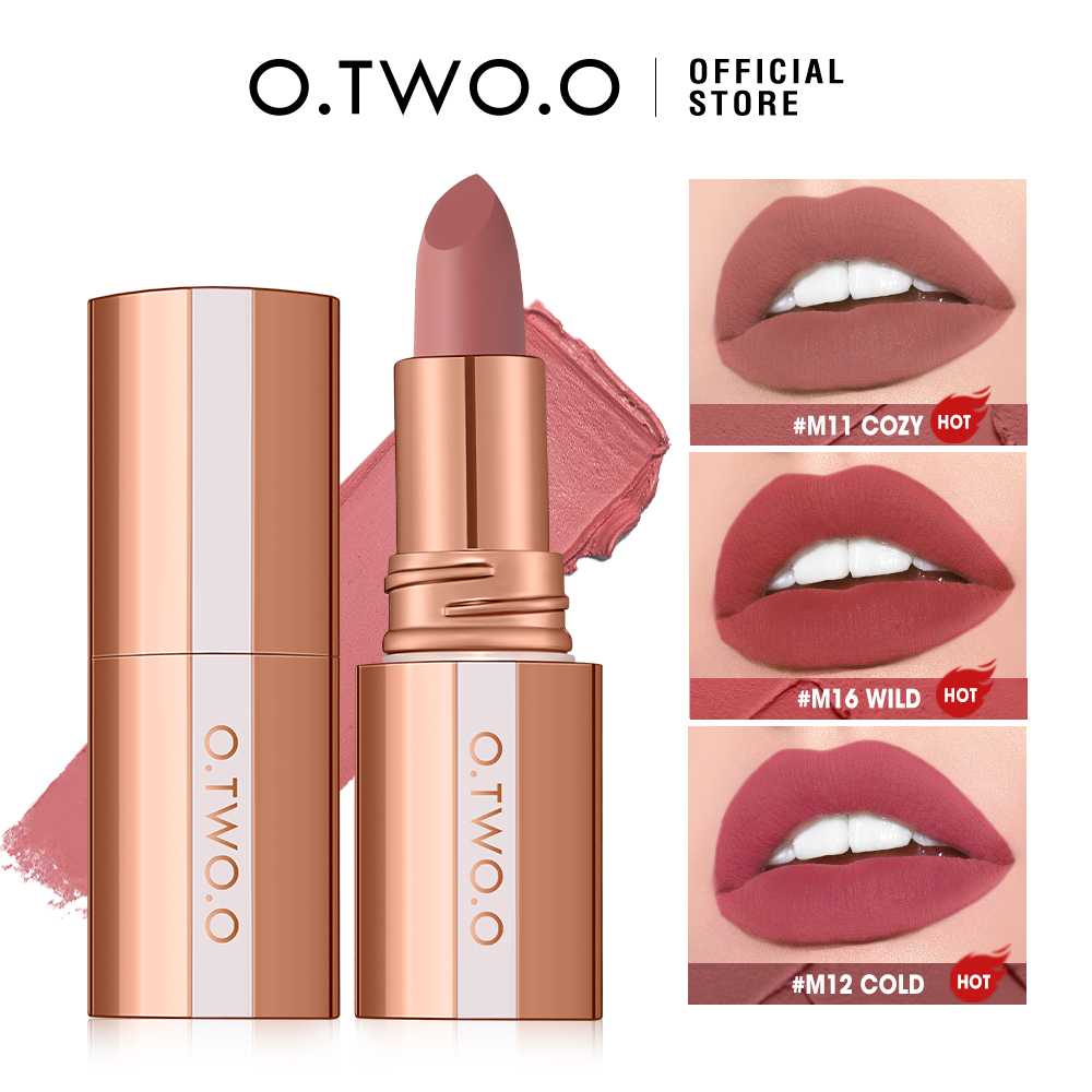 Matte Velvet Lip Tint Long Lasting - Матовая губная помада O.TWO.O, стойкая водостойкая