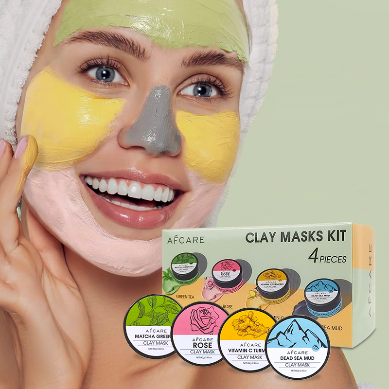 Green Tea Cleansing Clay Mask - Набор из 4 масок для лица