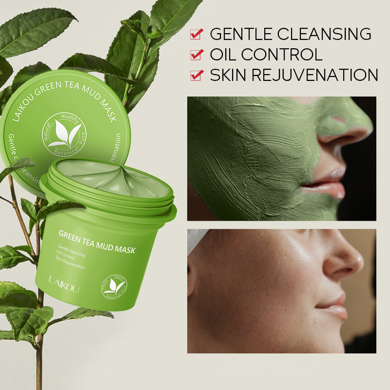 Green Tea Cleansing Clay Mask - Глиняная маска с зеленым чаем, 100