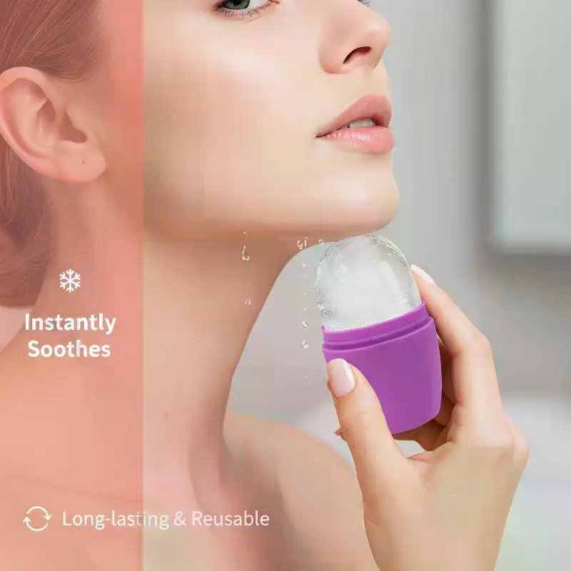 Face Ice Roller Puffiness - Силиконовый ролик для лица и глаз,