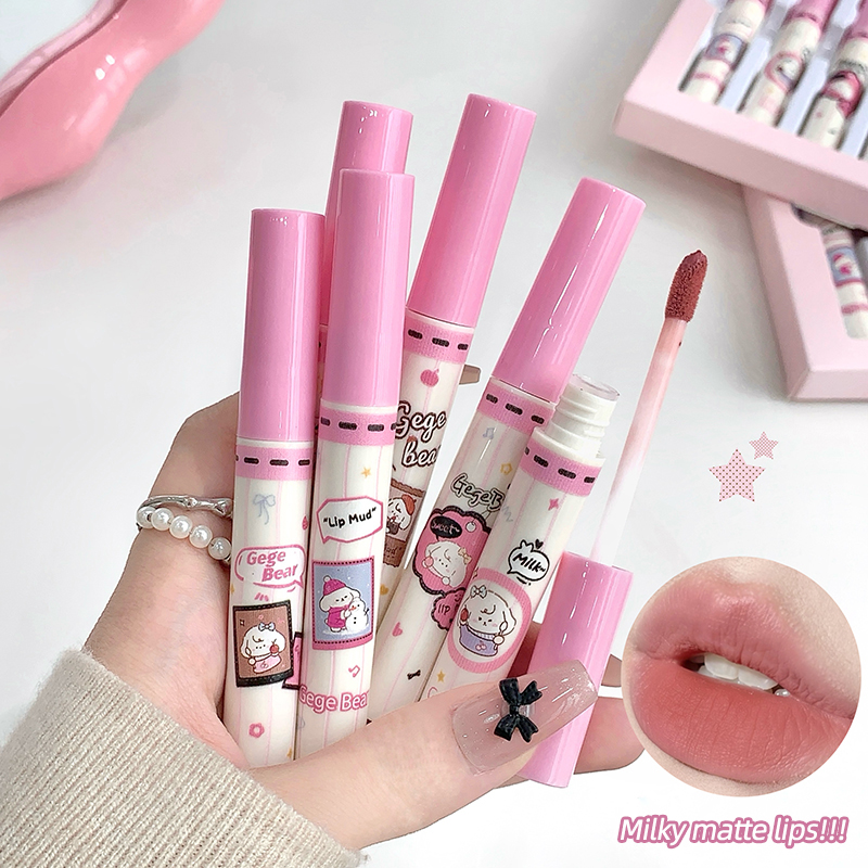 Набор из 6 бархатных помад-мус – обзор и цена Matte Velvet Lip Tint Long Lasting