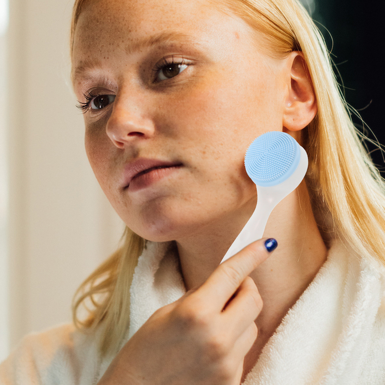 2 шт. силиконовые щетки для ли – обзор и цена Silicone Face Scrubber Electric