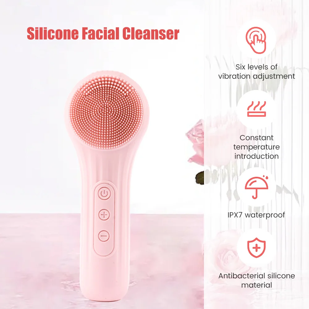 Звуковая силиконовая щетка для – обзор и цена Silicone Face Scrubber Electric