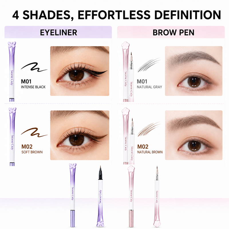 Siome Cidy Набор из 4 жидких к – обзор и цена Waterproof Liquid Eyeliner Pen
