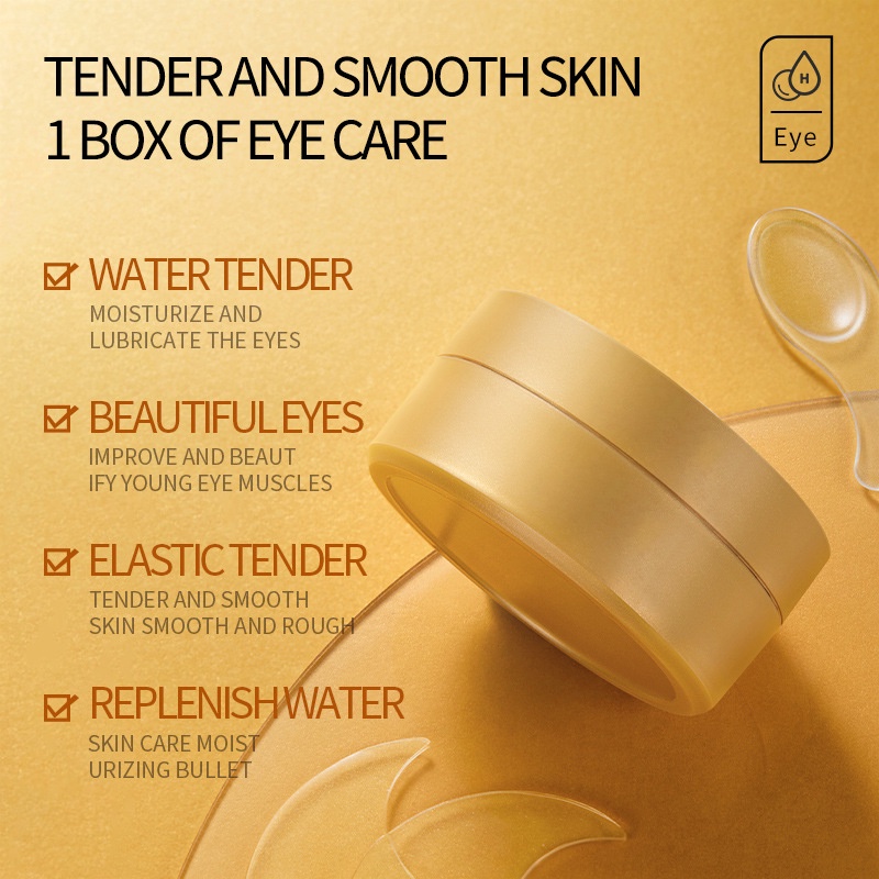 60 шт., Золотой коллаген, авок – обзор и цена Collagen Under Eye Patches