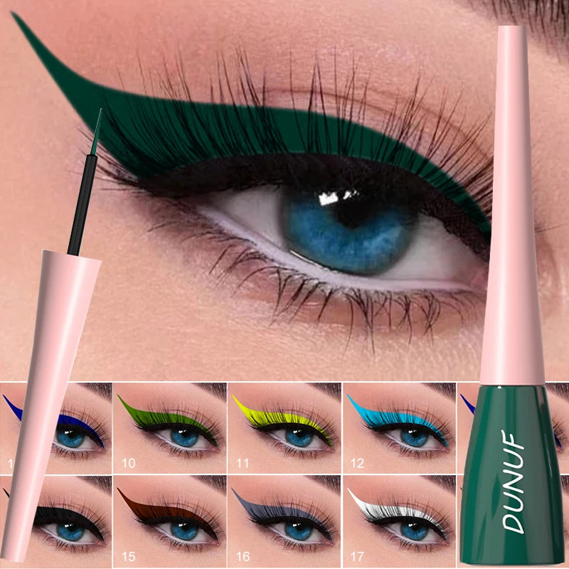 Матовая темно-зеленая жидкая п – обзор и цена Waterproof Liquid Eyeliner Pen