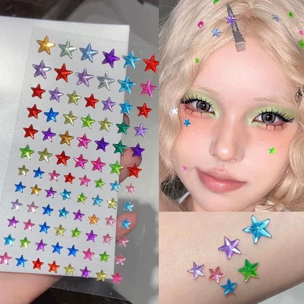 Самоклеящиеся стразы для лица, – обзор и цена Nail Art