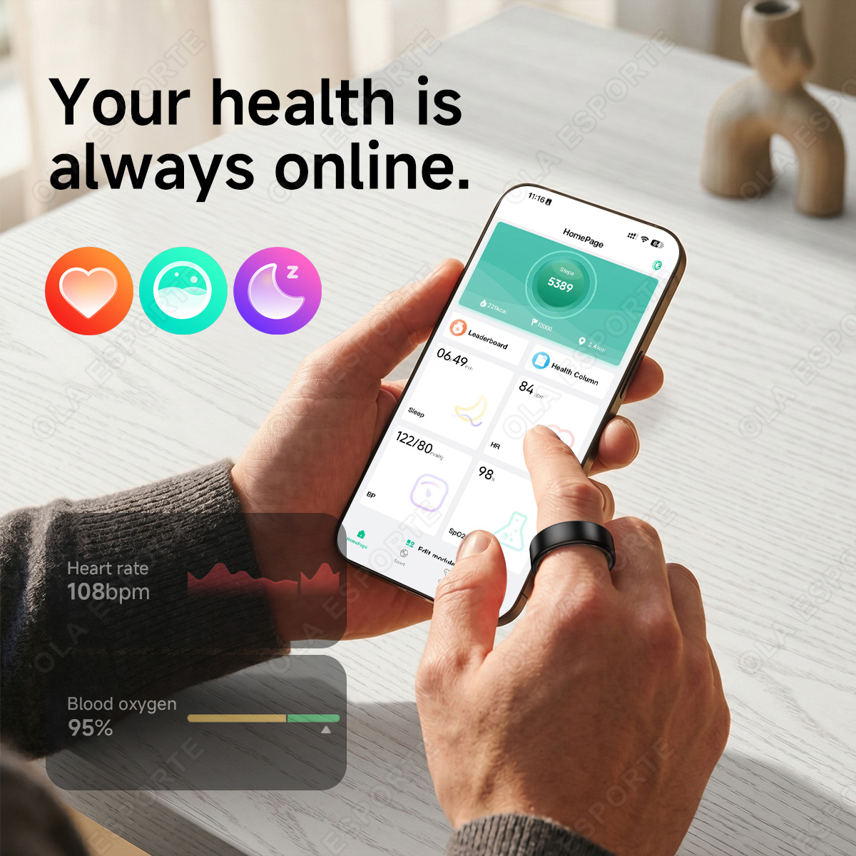 Умное кольцо R10 с зарядным че – обзор и цена Health Monitors