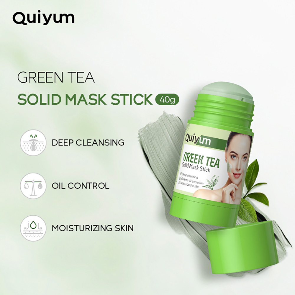 QUIYUM Маска-стик с зеленым ча – обзор и цена Green Tea Cleansing Clay Mask