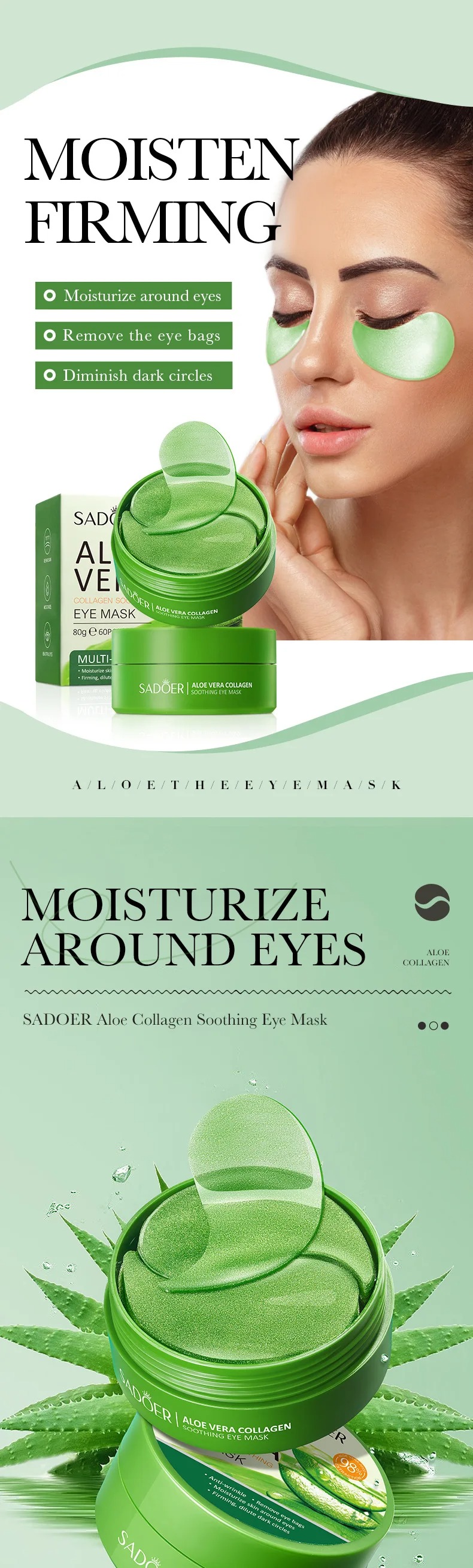 60 шт., коллагеновая маска для – обзор и цена Collagen Under Eye Patches