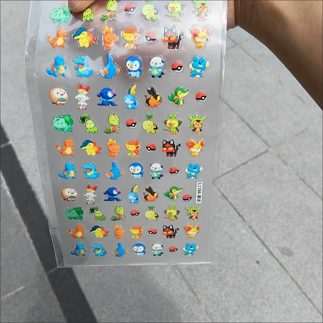 Наклейки для ногтей Pokémon: Ч – обзор и цена Nail Art